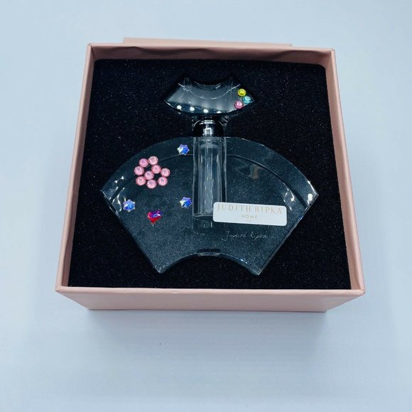 JUDITH RIPKA Crystal Perfume Bottle Signed Gems NH - Picture 5 of 9